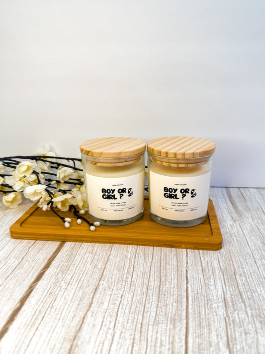 Gender Reveal Candle
