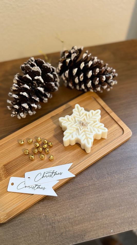 Snowflake Candle