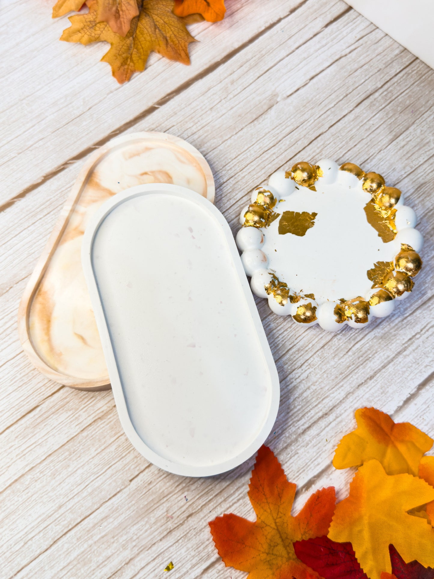 Gypsum Decorative Trays – Round & Oval