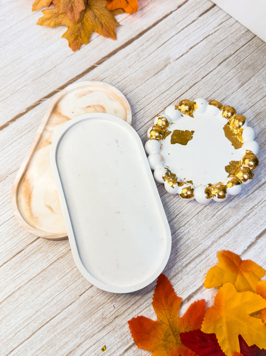 Gypsum Decorative Trays – Round & Oval